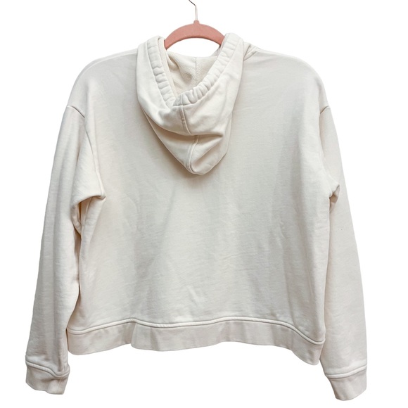 Everlane 100% Human Typography Hoodie Bone Size Small - Picture 8 of 9